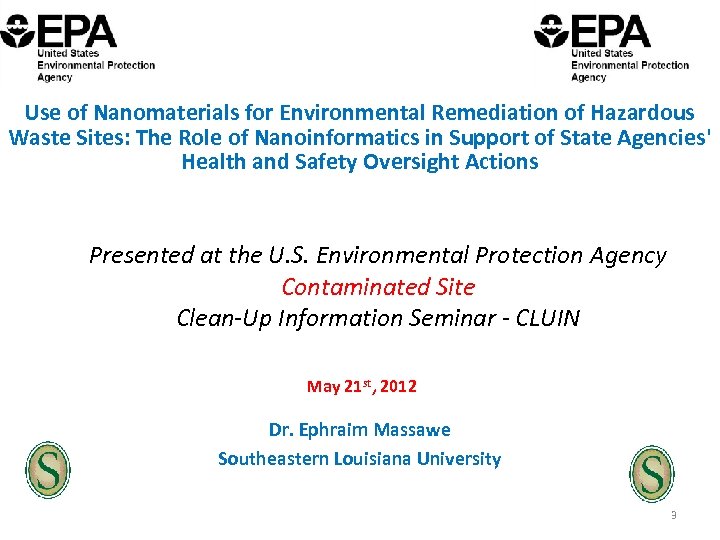 Use of Nanomaterials for Environmental Remediation of Hazardous Waste Sites: The Role of Nanoinformatics