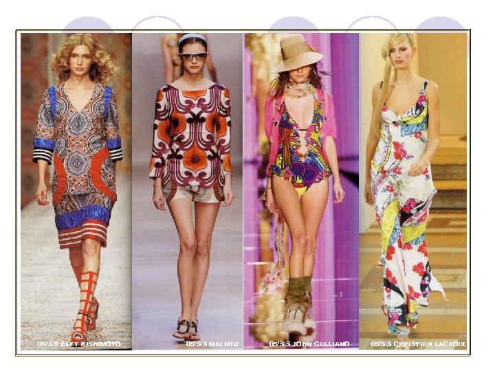 05’S/S ELEY KISHIMOTO 05’S/S MIU 05’S/S JOHN GALLIANO 05’S/S CHRISTIAN LACROIX 