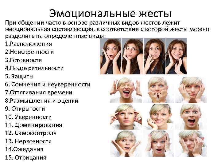 Эмоциональные жесты картинки