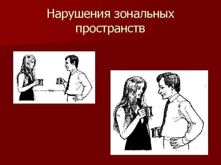 Нарушения зональных пространств 