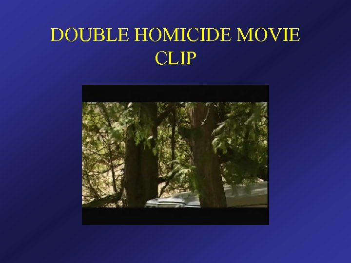 DOUBLE HOMICIDE MOVIE CLIP 
