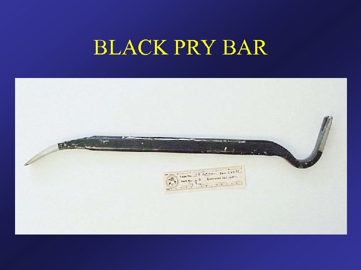 BLACK PRY BAR 