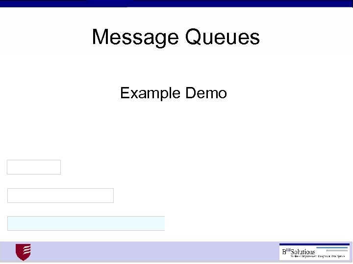 Message Queues Example Demo 