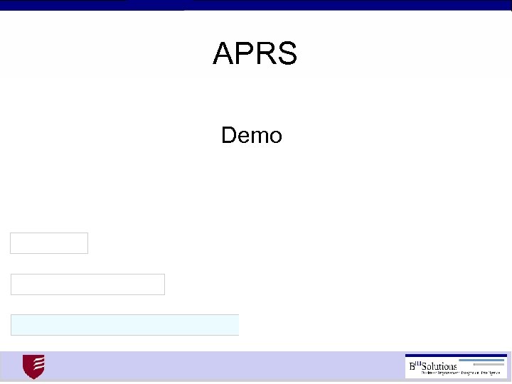 APRS Demo 