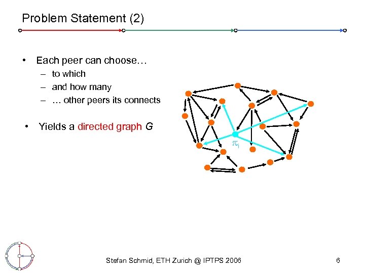 Problem Statement (2) • Each peer can choose… – to which – and how