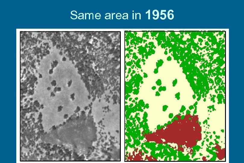 Same area in 1956 