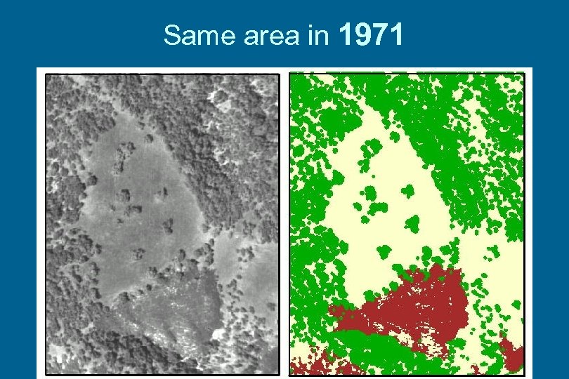 Same area in 1971 