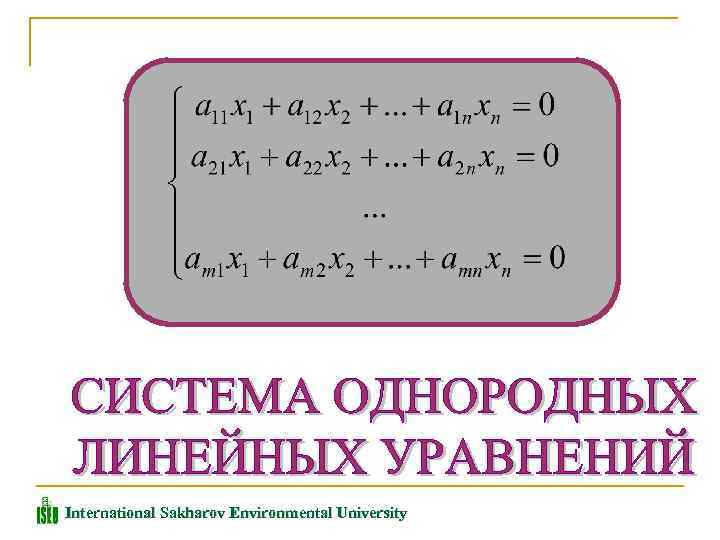 International Sakharov Environmental University 