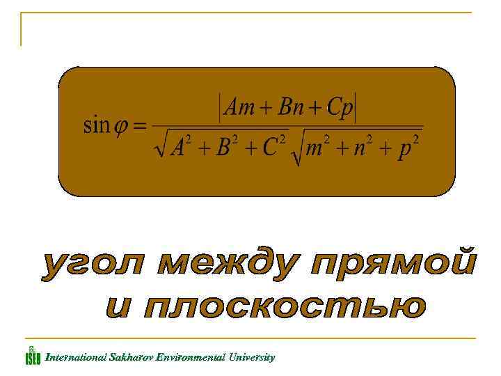 International Sakharov Environmental University 