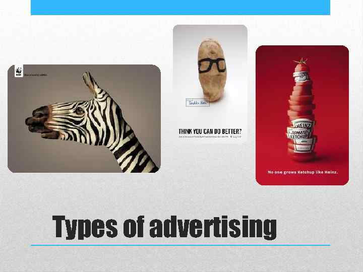 Types of advertising 