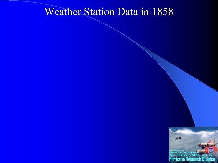 Weather Station Data in 1858 