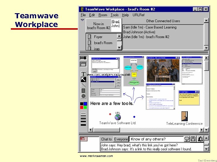 Teamwave Workplace www. markroseman. com Saul Greenberg 