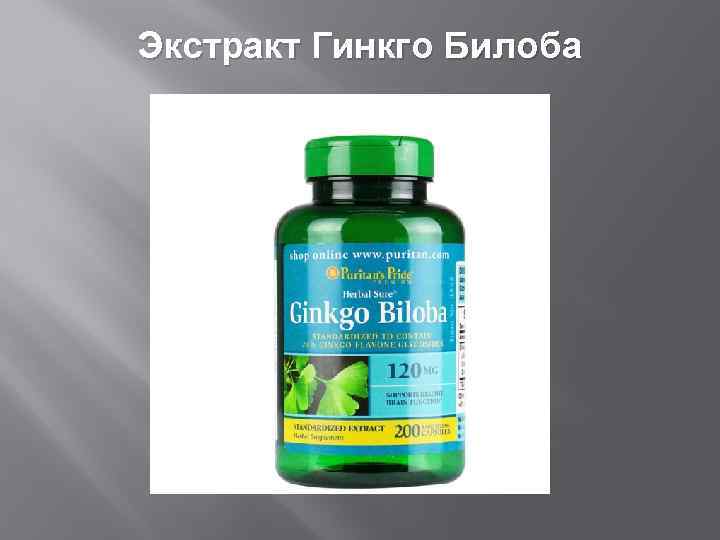 Экстракт Гинкго Билоба 