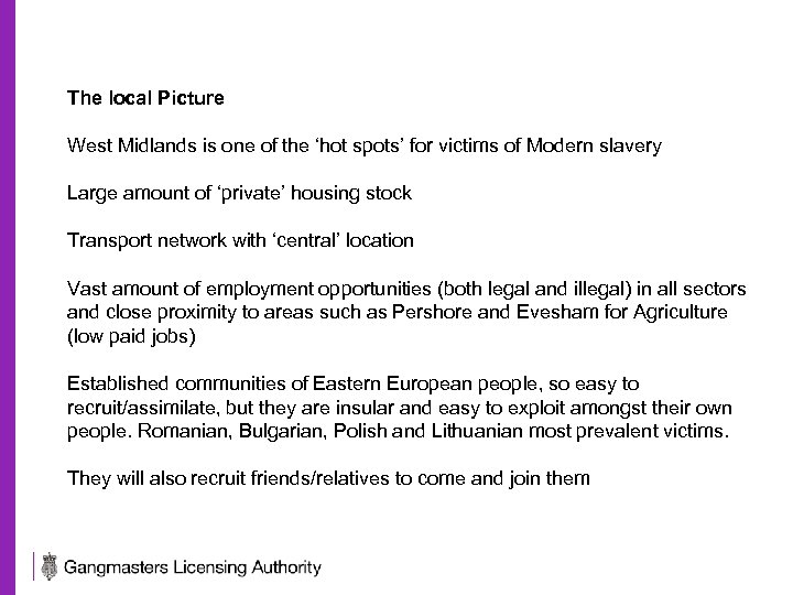 The local Picture West Midlands is one of the ‘hot spots’ for victims of