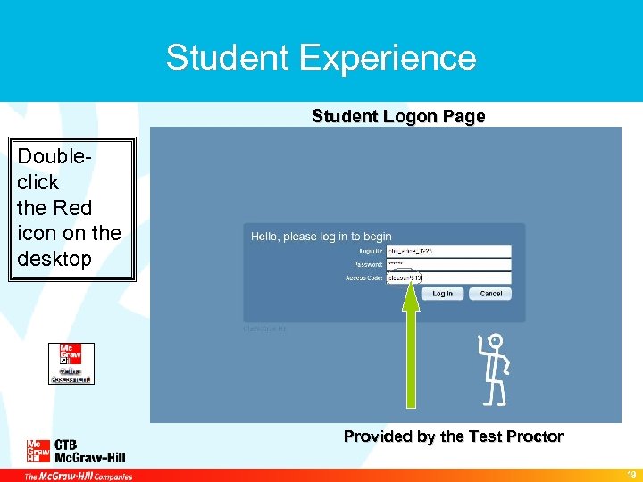 Student Experience Student Logon Page Doubleclick the Red icon on the desktop Provided by