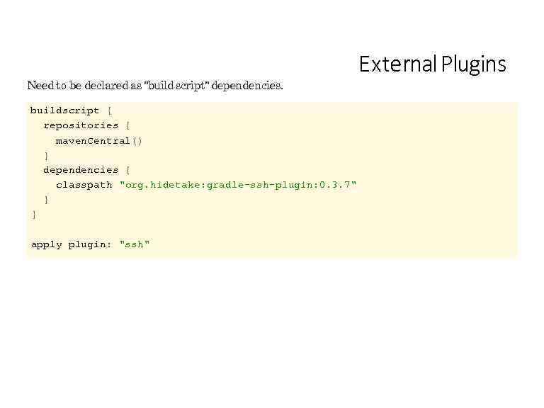 Need to be declared as 