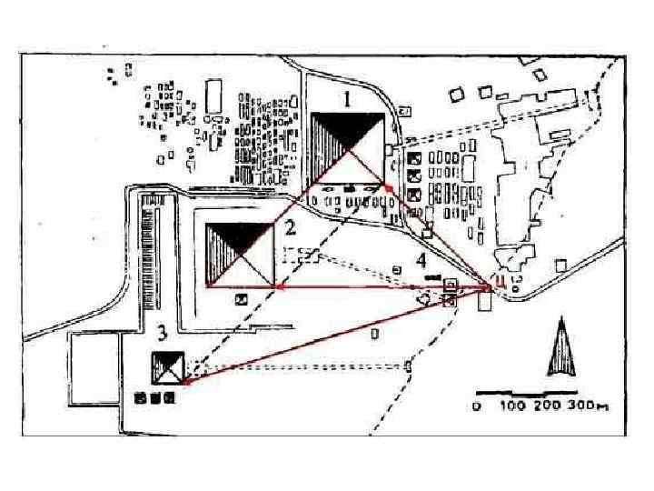 Пирамиды гизы схема