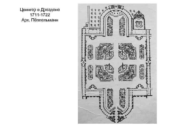 Цвингер в Дрездене 1711 -1722 Арх. Пёппельманн 