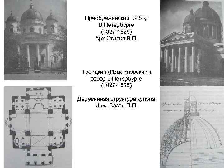 Троицкая церковь санкт петербург чертежи