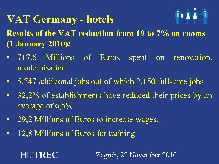 VAT Germany - hotels Results of the VAT reduction from 19 to 7% on