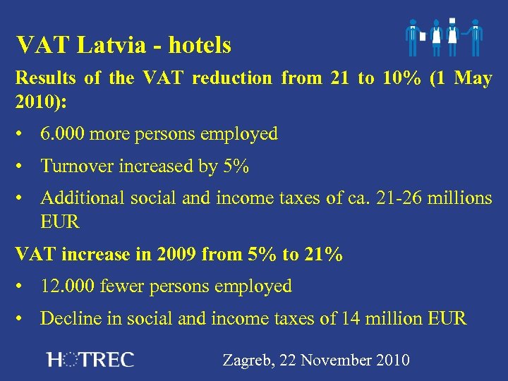 VAT Latvia - hotels Results of the VAT reduction from 21 to 10% (1