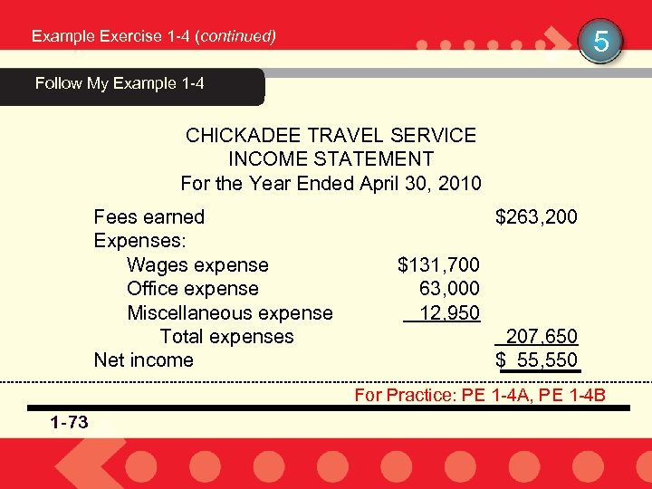 5 Example Exercise 1 -4 (continued) Follow My Example 1 -3 Follow My Example