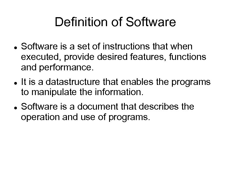 Chapter 01 Overview Of Software Engineering