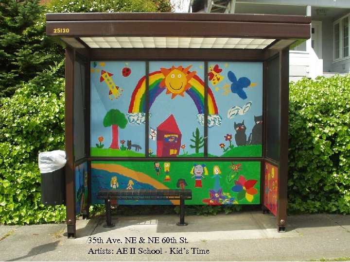 35 th Ave. NE & NE 60 th St. Artists: AE II School -