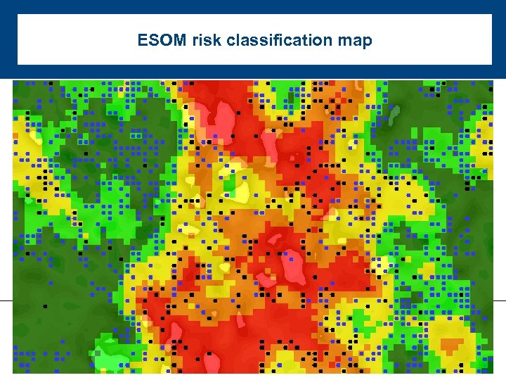 ESOM risk classification map 