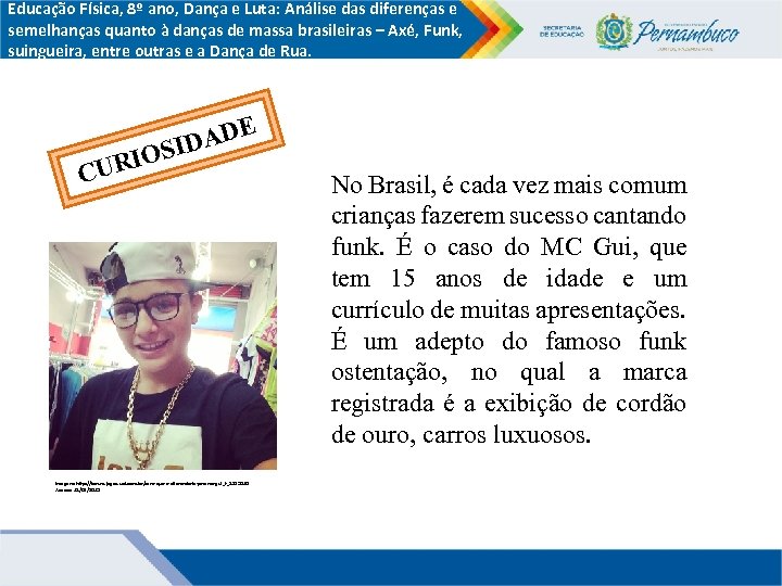 Educação Física, 8º ano, Dança e Luta: Análise das diferenças e semelhanças quanto à