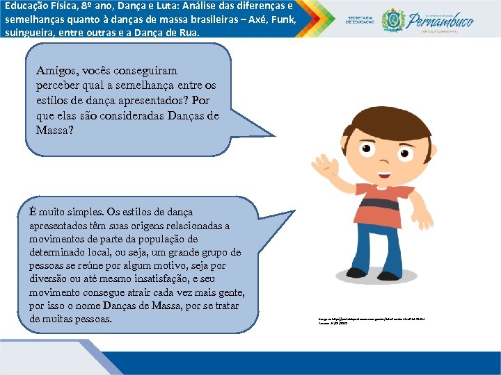 Educação Física, 8º ano, Dança e Luta: Análise das diferenças e semelhanças quanto à