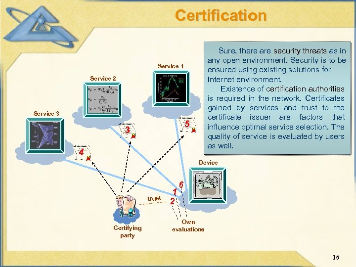 Certification Sure, there are security threats as in any open environment. Security is to