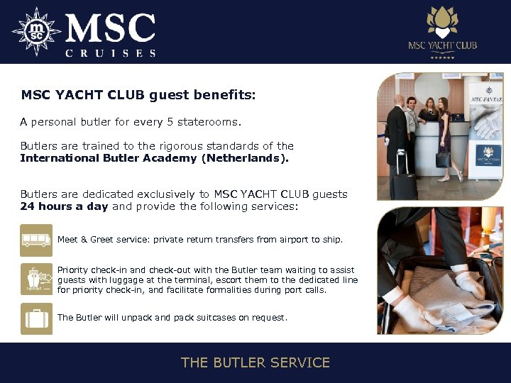 yacht club benefits msc