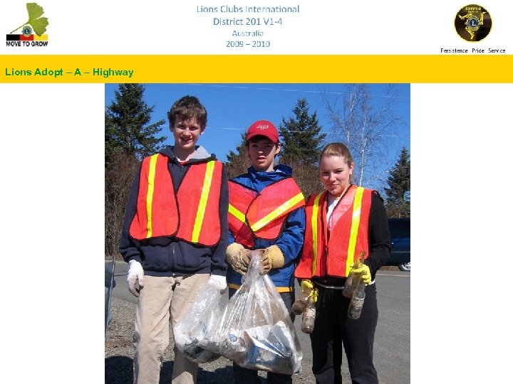 Lions Adopt – A – Highway 