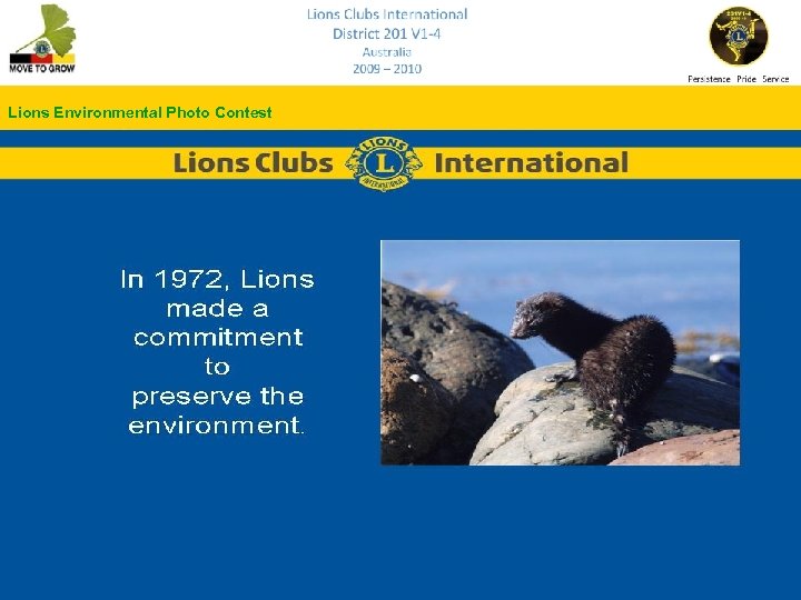 Lions Environmental Photo Contest 