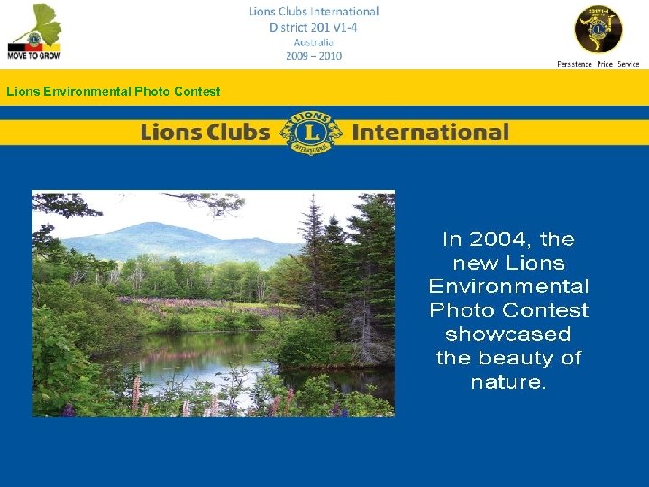 Lions Environmental Photo Contest 