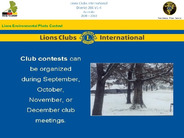 Lions Environmental Photo Contest 