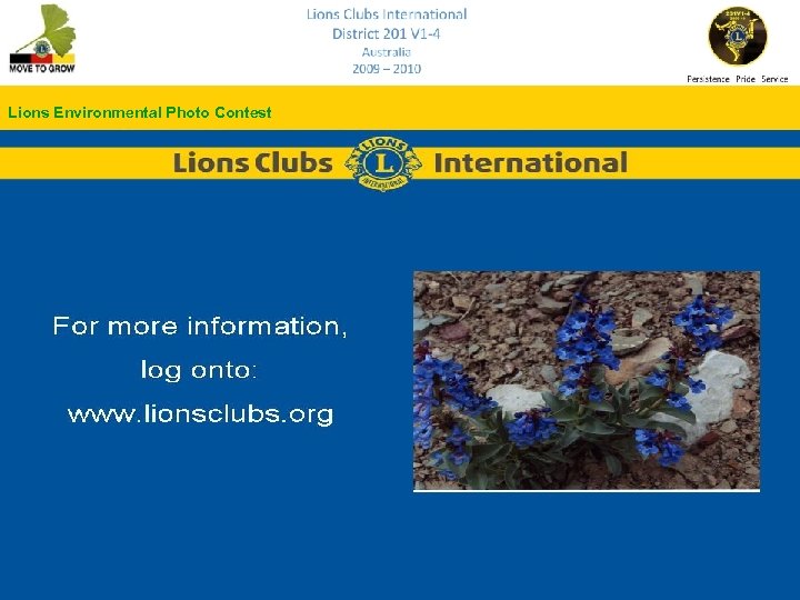 Lions Environmental Photo Contest 