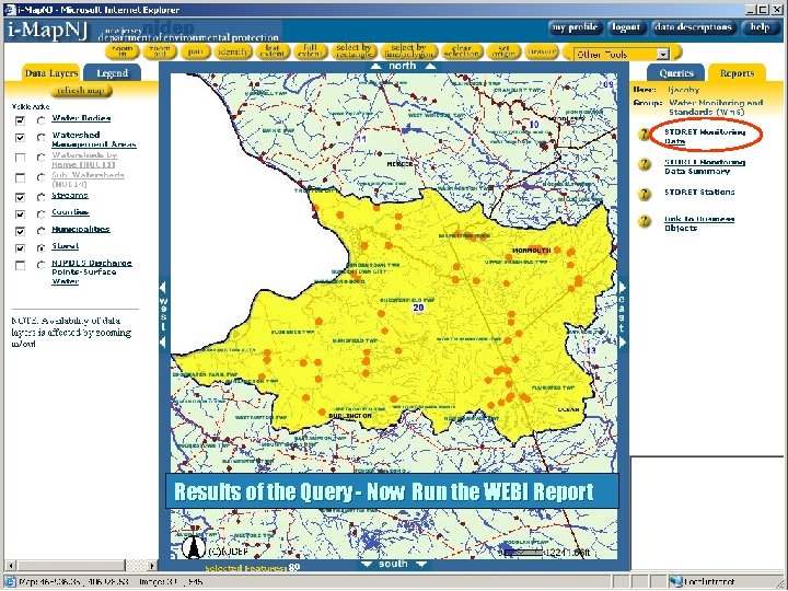 Results of the Query - Now Run the WEBI Report 