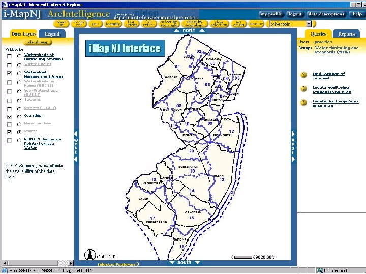 i. Map NJ Interface 