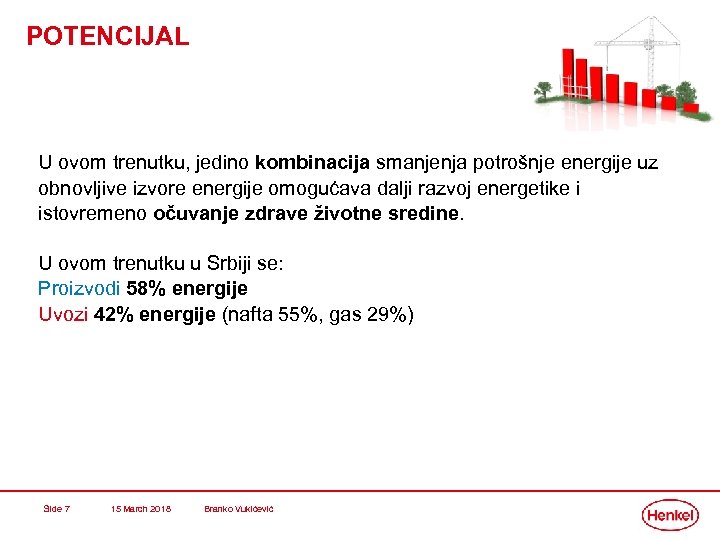 POTENCIJAL U ovom trenutku, jedino kombinacija smanjenja potrošnje energije uz obnovljive izvore energije omogućava