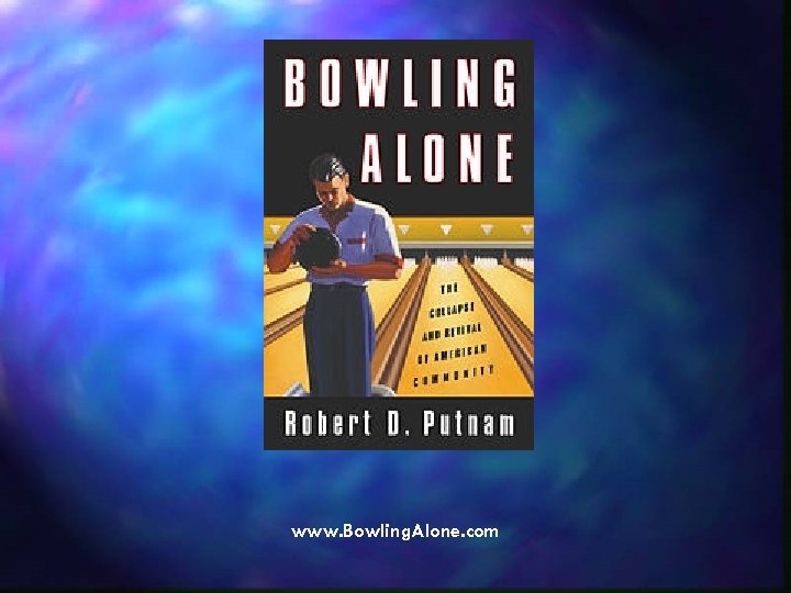www. Bowling. Alone. com 