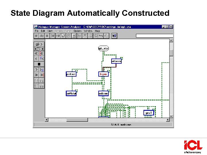 State Diagram Automatically Constructed 