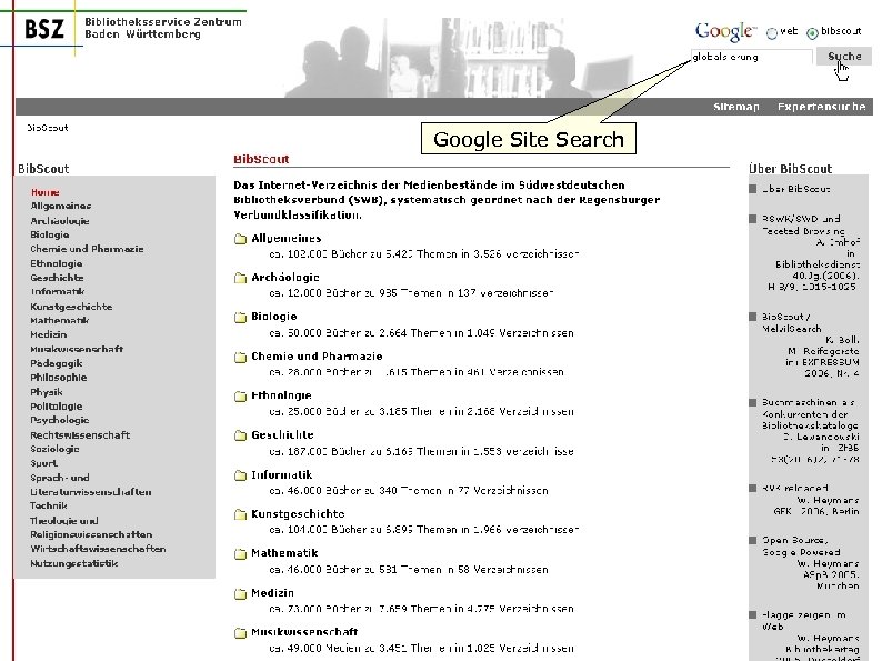 Google Site Search W. Heymans, BSZ: Bib. Scout 13 