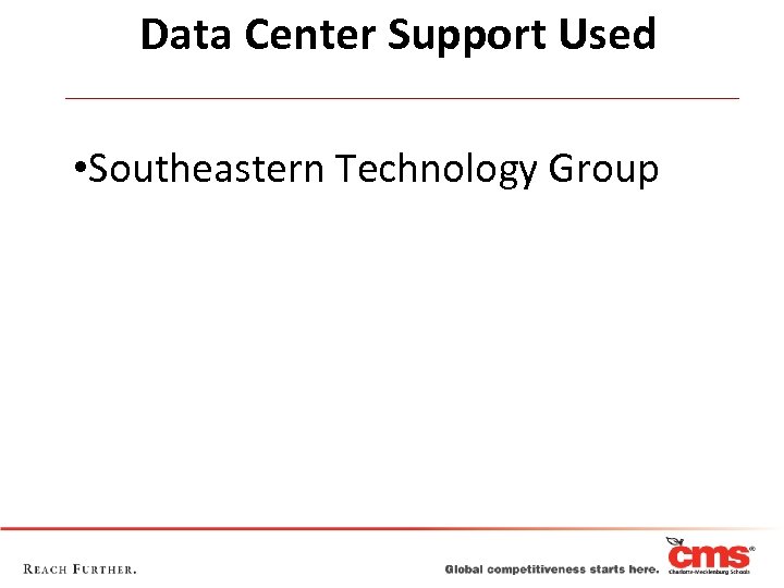 Data Center Support Used • Southeastern Technology Group 