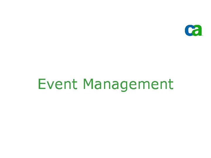 Event Management 