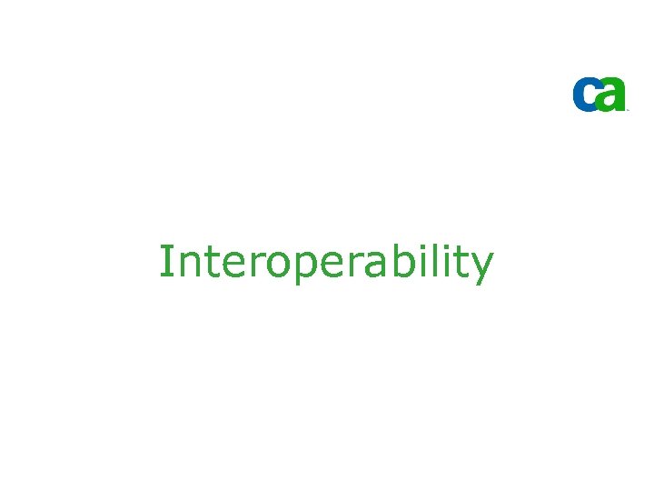 Interoperability 