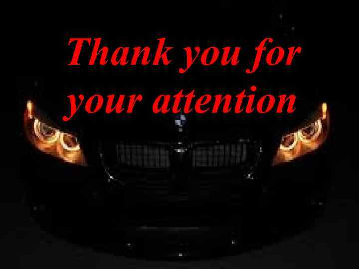 Thank you for your attention 