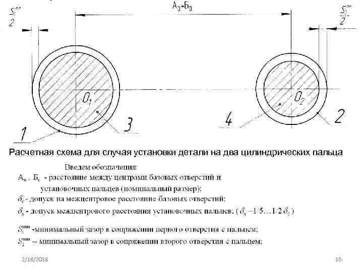 Выбор схем базирования и расчет погрешности базирования для деталей типа фланец