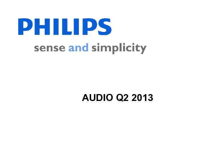 AUDIO Q 2 2013 
